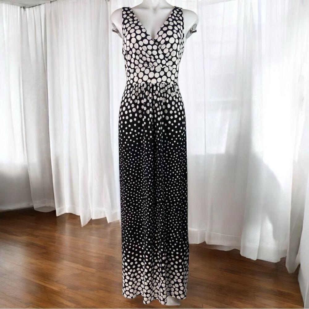 Lauren Ralph Lauren Maxi Polka Dot Dress Size 4